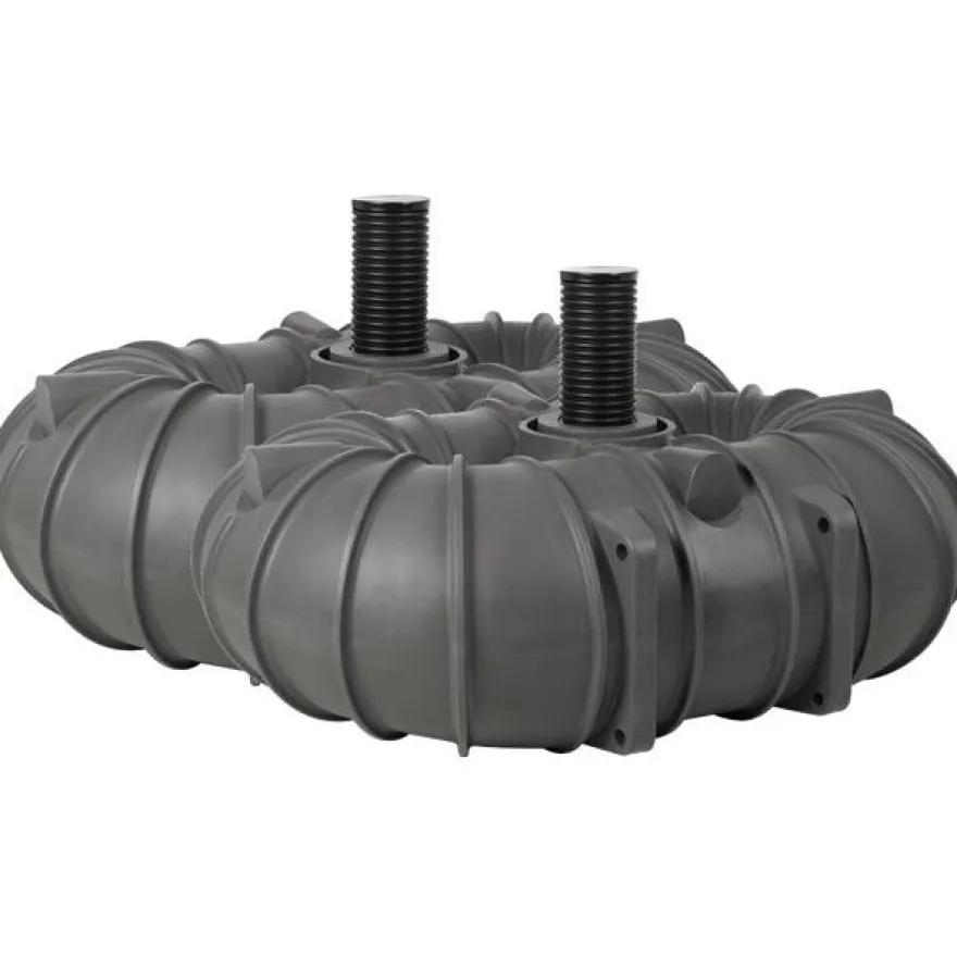 Lokasäiliö Meltex MX-Luja 2 x 5000 L, kytkettynä