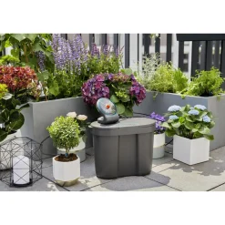 Lomakastelusarja Gardena Micro-Drip, 10.5L säiliöllä, max. 36 ruukkukasvia