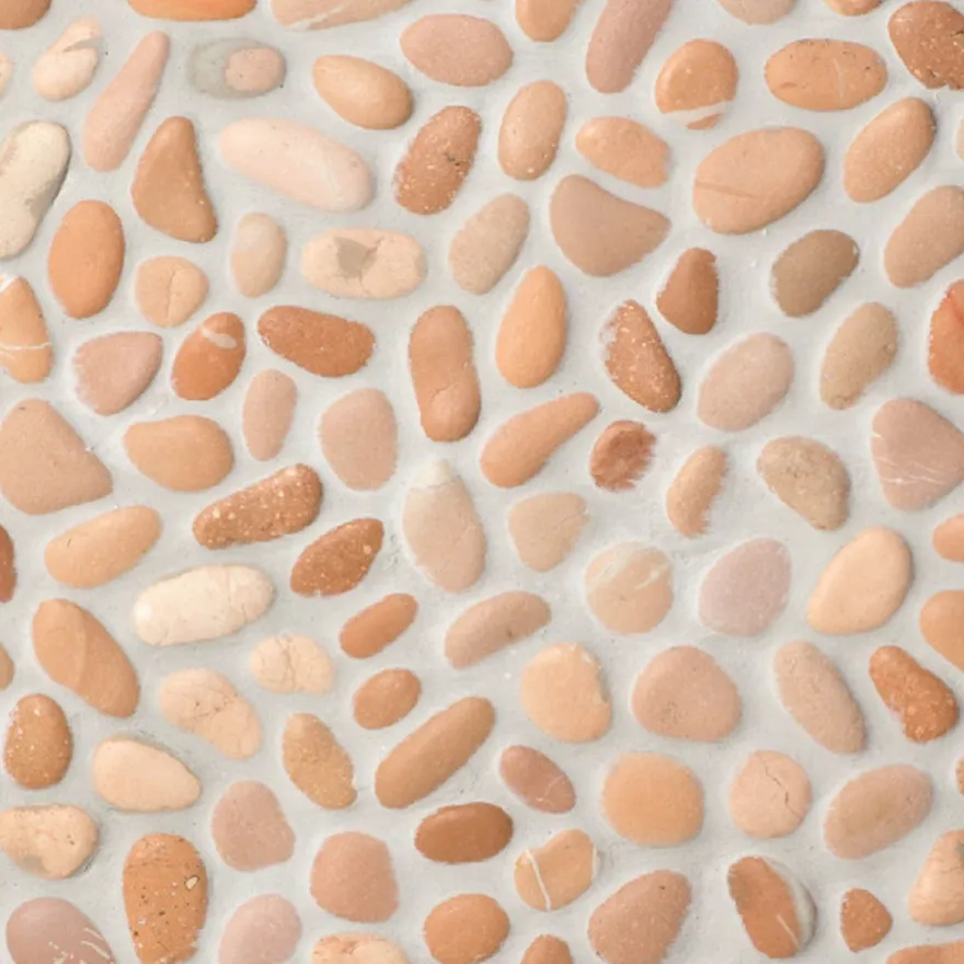 Luonnonkivimosaiikki Qualitystone Pebble Terra, Interlock, verkolla, 300x300 mm