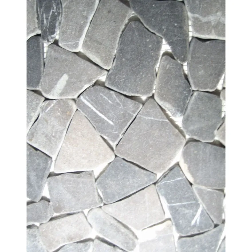 Luonnonkivimosaiikki Savu, vaaleanharmaa, 30x30cm