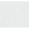 Maalattava tapetti Patent Decor Green 5723, 0,75x10,05m, peikonlehti, valkoinen