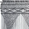 Macrame verho puuvilla antrasiitti 140x240cm