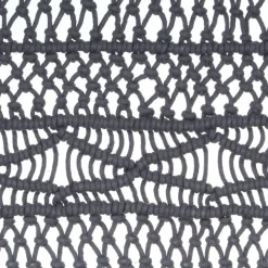 Macrame verho puuvilla antrasiitti 140x240cm