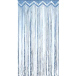 Macrame verho sininen 140x240cm puuvilla