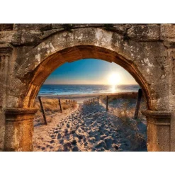Maisematapetti Artgeist Arch and Beach, eri kokoja