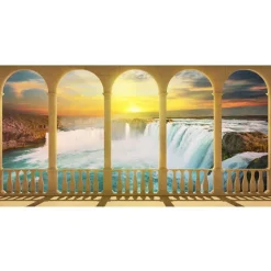Maisematapetti Artgeist Dream about Niagara Falls, 550x270cm