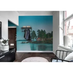 Maisematapetti Rebel Walls Cottage Island, non-woven, mittatilaus