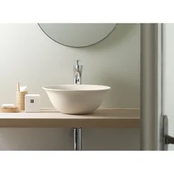 Malja-allas Bathco New Nordic, Ø400mm, matta luonnonvalkoinen