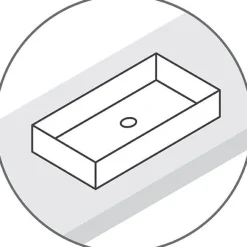 Malja-allas Bathco Papua A Ø360mm, luonnonkivi, eri värejä