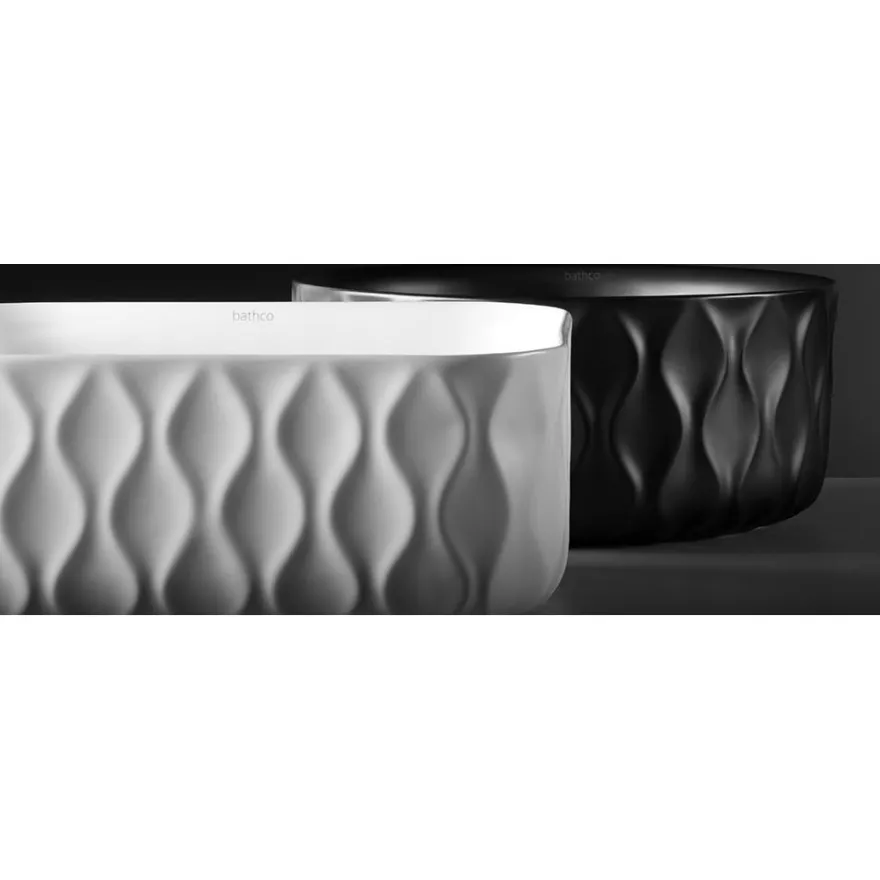 Malja-allas Bathco Sand Waves, 385-500mm, eri värejä
