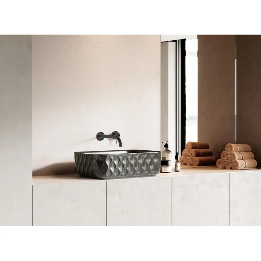 Malja-allas Bathco Sand Waves, 385-500mm, eri värejä