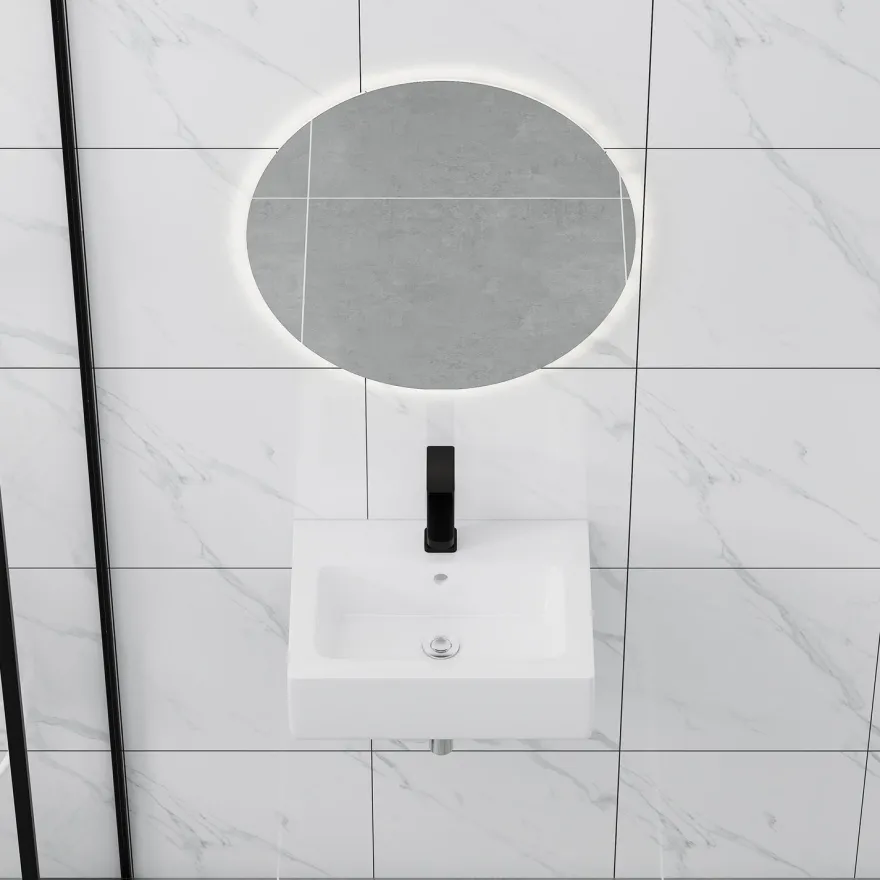 Malja-allas Bathlife Kraft 45, 450x350mm, valkoinen
