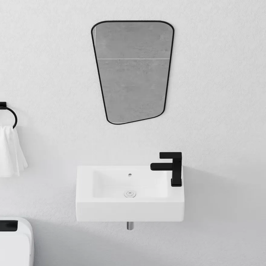 Malja-allas Bathlife Krut, 500x250mm, valkoinen