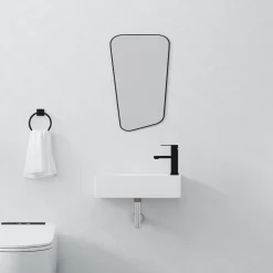 Malja-allas Bathlife Krut, 500x250mm, valkoinen