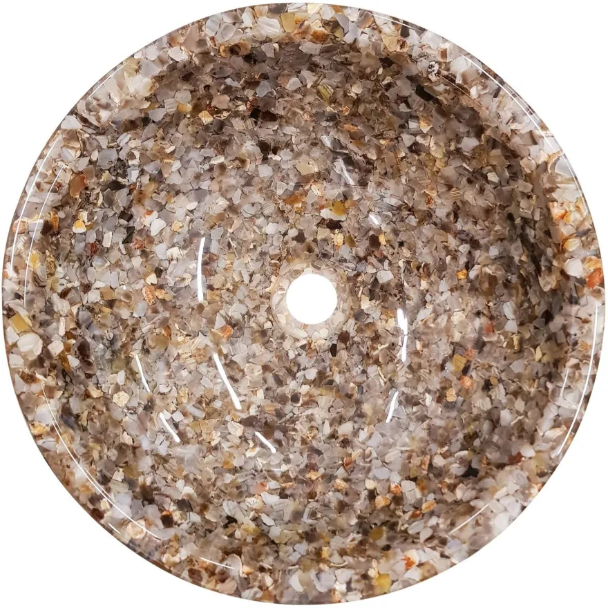 Malja-allas GemLook GL 117, tasolle asennettava, ei hananreikää, 400 x 400 x 135 mm