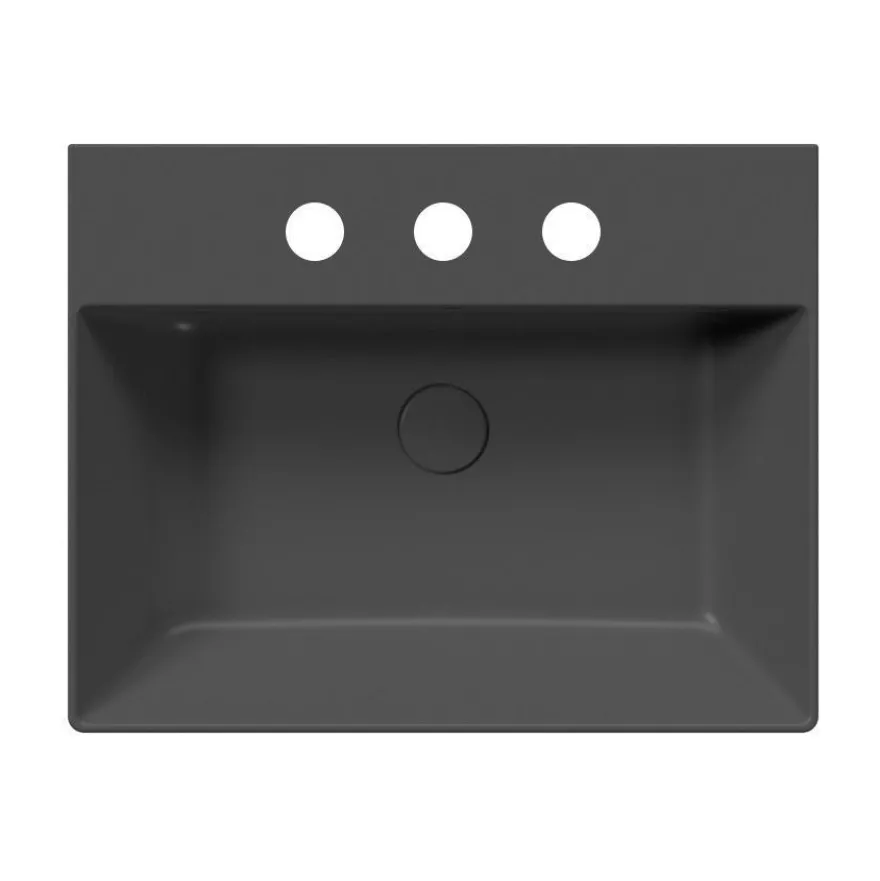 Malja-allas Interia Kube X 60x47cm, 3 hanareikää