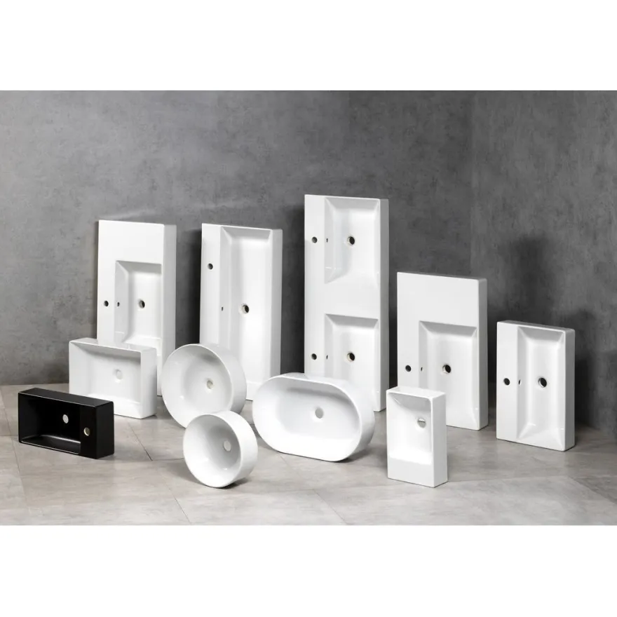 Malja-allas Interia Kube X 80x47cm, tasainen pohja