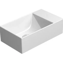 Malja-allas Interia Kube X 40x23cm, tasainen pohja, ei hanareikää, vasen/oikea