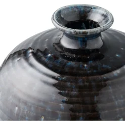 Maljakko House Nordic Vase, ø27x44.5cm, keraaminen, tummansininen