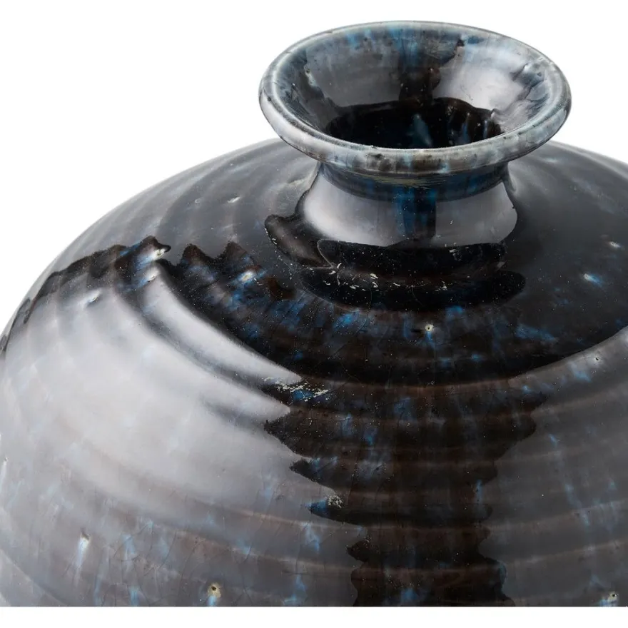 Maljakko House Nordic Vase, ø27x44.5cm, keraaminen, tummansininen