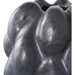 Maljakko House Nordic Vase, 14x15x19cm, keramiikka, musta