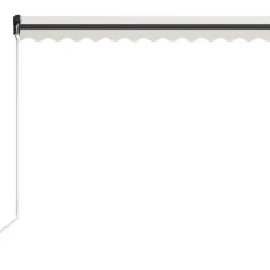 Manuaalisesti sisäänkelattava markiisi ledillä 300x250 cm