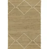 Matto Eglo Living Malapatan, 80x130cm, ruskea/valkoinen