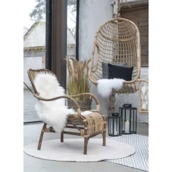 Matto House Nordic Menorca, sisä- ja ulkokäyttöön, pyöreä, beige