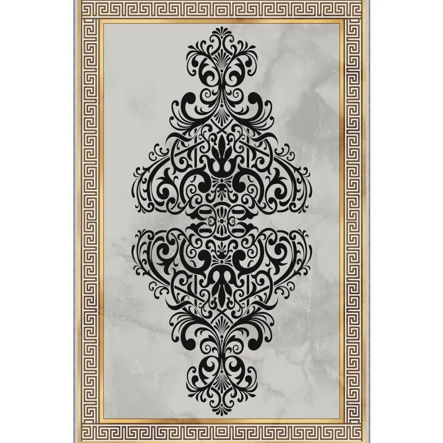 Matto Linento HMNT595, 60x100cm, harmaa/beige