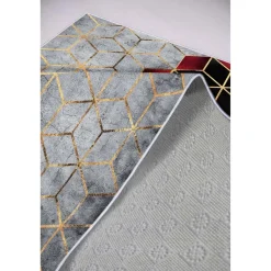 Matto Linento HMNT776, 60x100cm, harmaa/musta