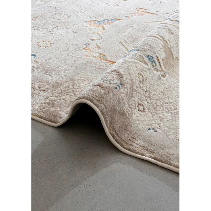 Matto Linento Paradise M0131 beige/sininen, eri kokoja