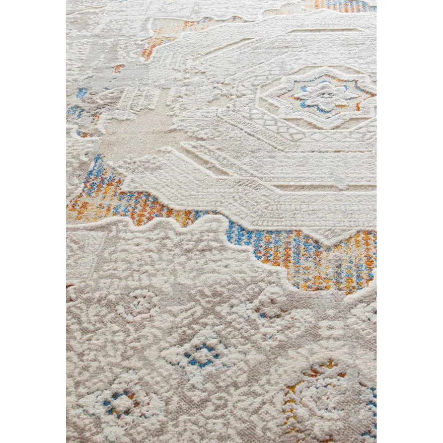 Matto Linento Paradise M0131 beige/sininen, eri kokoja