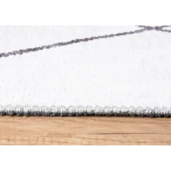 Matto Linento Soul Chenille, 150x230cm, valkoinen/musta