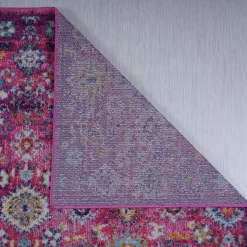 Matto Linento Vintage kukka, 160x230cm, violetti