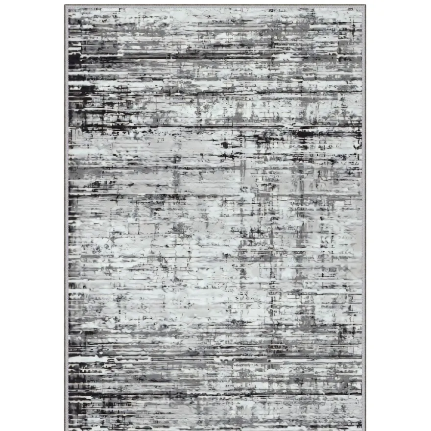 Matto Linento Wookece319, 100x150cm, valkoinen/harmaa
