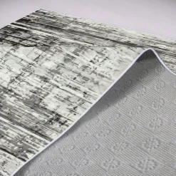 Matto Linento Wookece319, 100x150cm, valkoinen/harmaa
