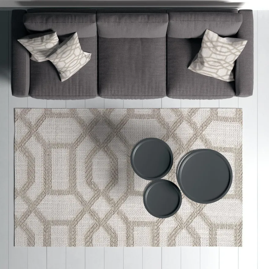 Matto Linento Woopamuk391, beige, eri kokoja