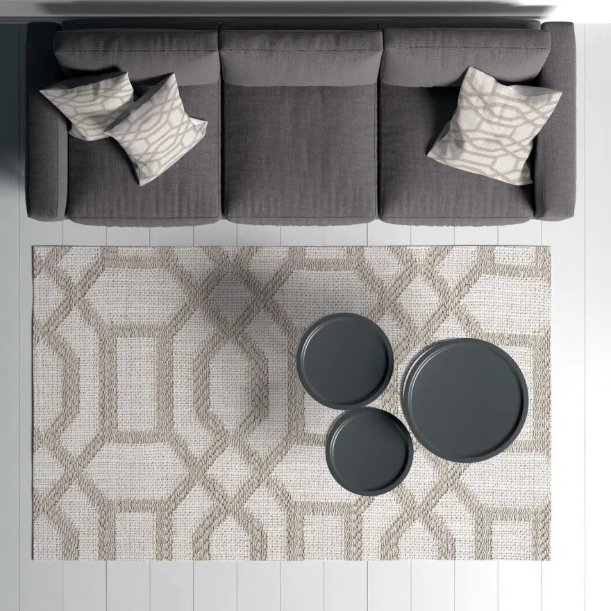 Matto Linento Woopamuk391, beige, eri kokoja