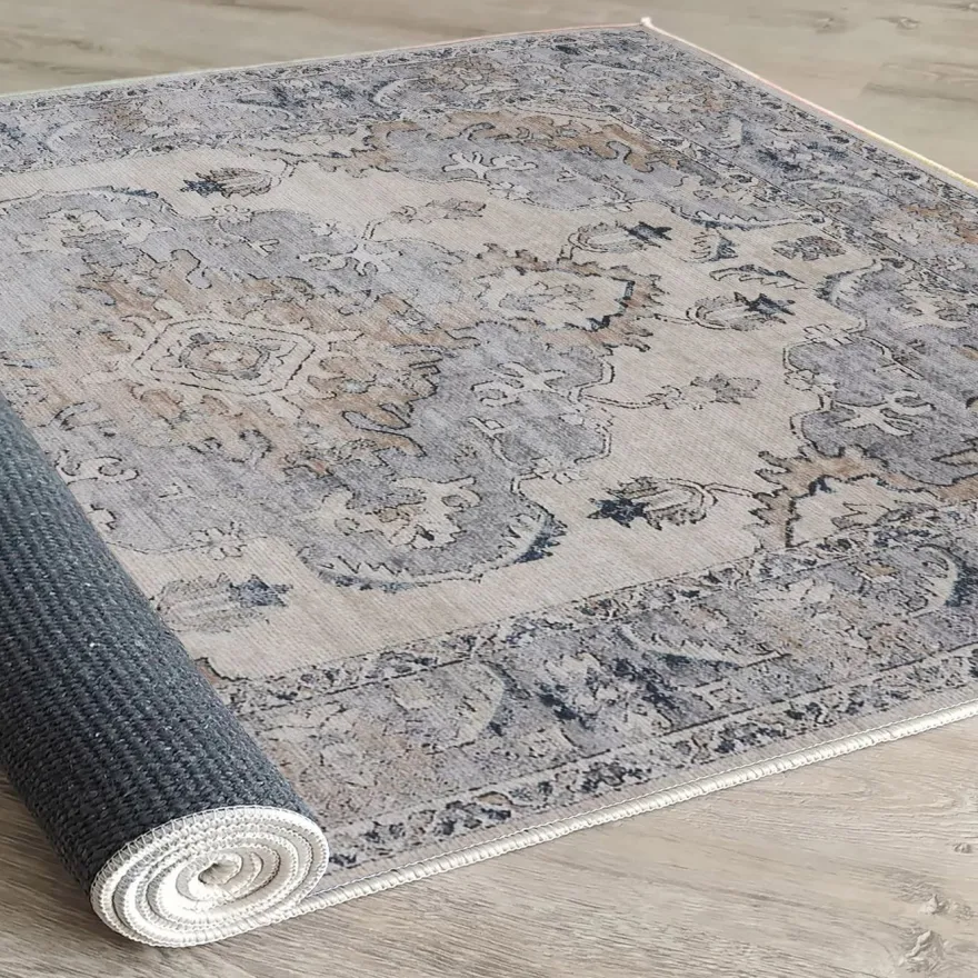Matto Linento Woopamuk179, 160x230cm, beige/sininen