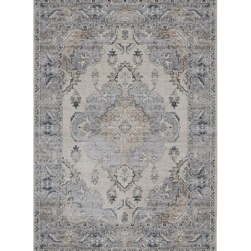 Matto Linento Woopamuk179, 160x230cm, beige/sininen