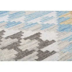 Matto Tom Tailor Vintage Check Kelim, turkoosi, eri kokoja