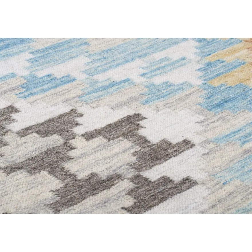 Matto Tom Tailor Vintage Check Kelim, turkoosi, eri kokoja