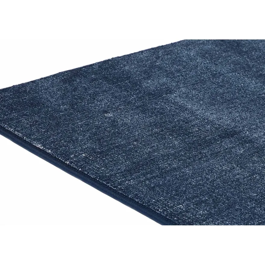 Matto VM Carpet Sametti, mittatilaus, pyöreä, sininen