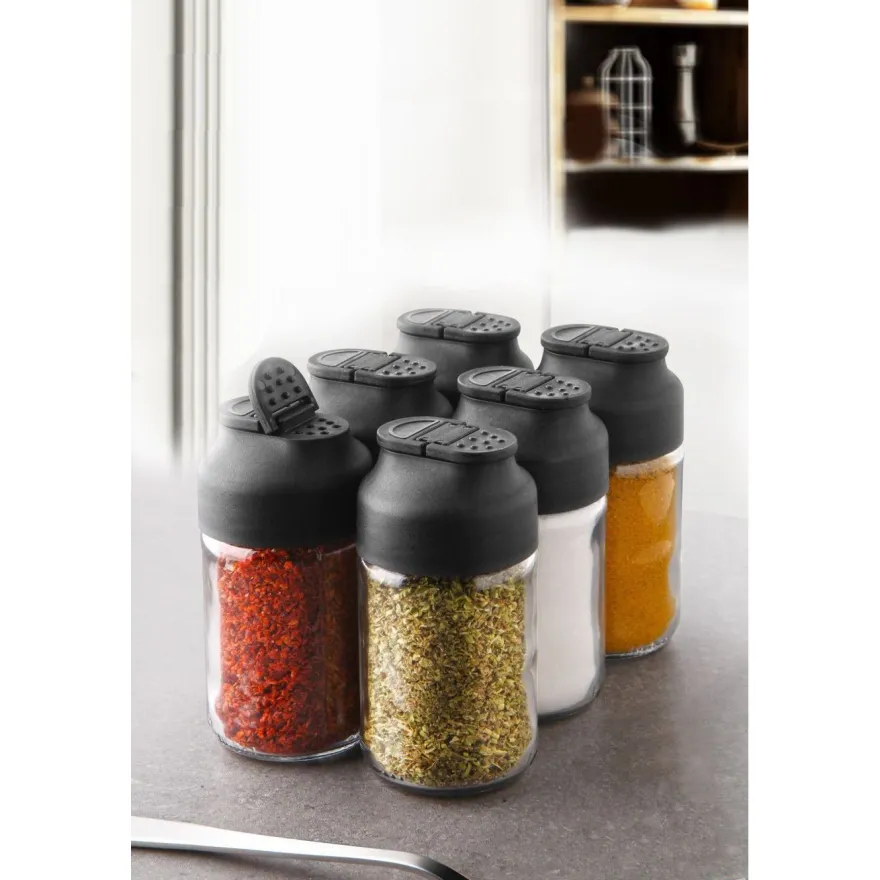 Maustepurkkisetti (6 osaa) Linento Spice, monivärinen