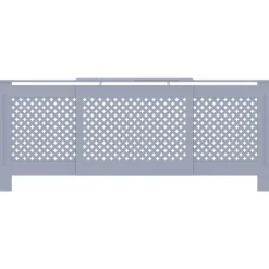 Mdf lämpöpatterin suoja harmaa 205 cm