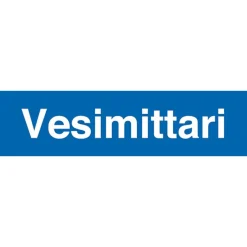 Merkintäkilpi "Vesimittari", 20x5cm