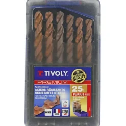 Metalliporanterä Tivoly Furius Fusio, 1–13mm, HSS-CO, 25 kpl
