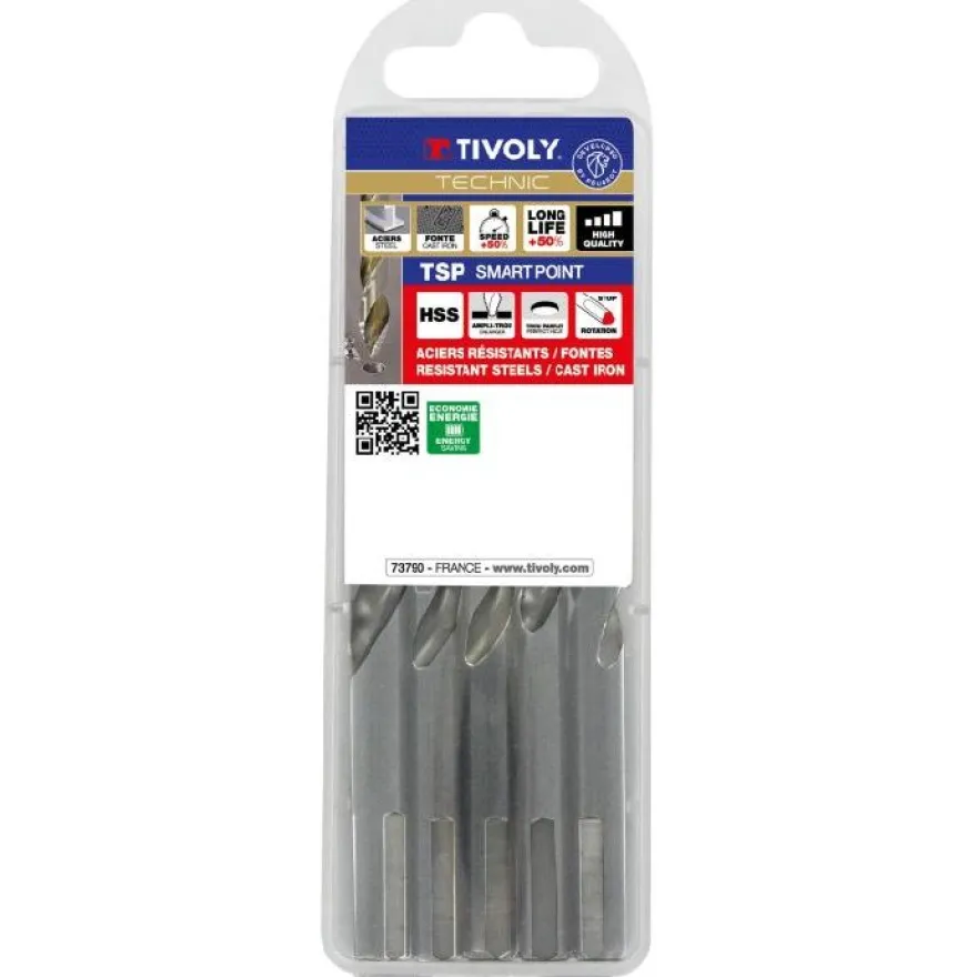 Metalliporanterä Tivoly Smart Point HSS, 5.5x93mm, 5 kpl