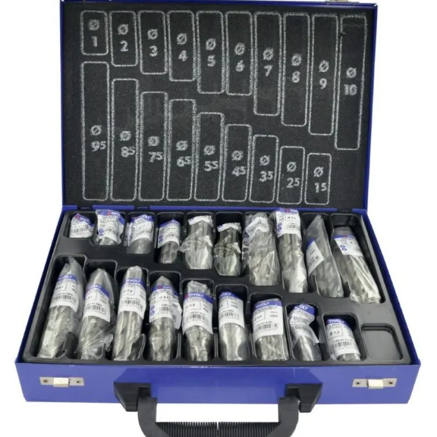 Metalliporanterä Tivoly T-Line HSS, 1–10mm, 170 kpl