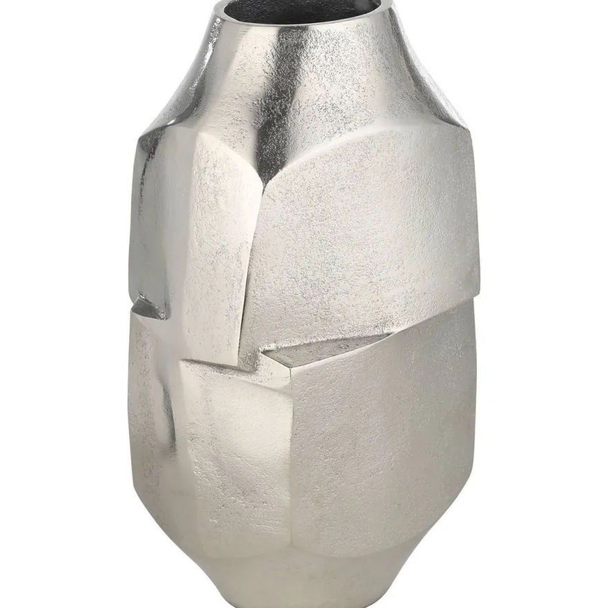 Metallivaasi Eglo Living Abucay, 29cm, nikkeli